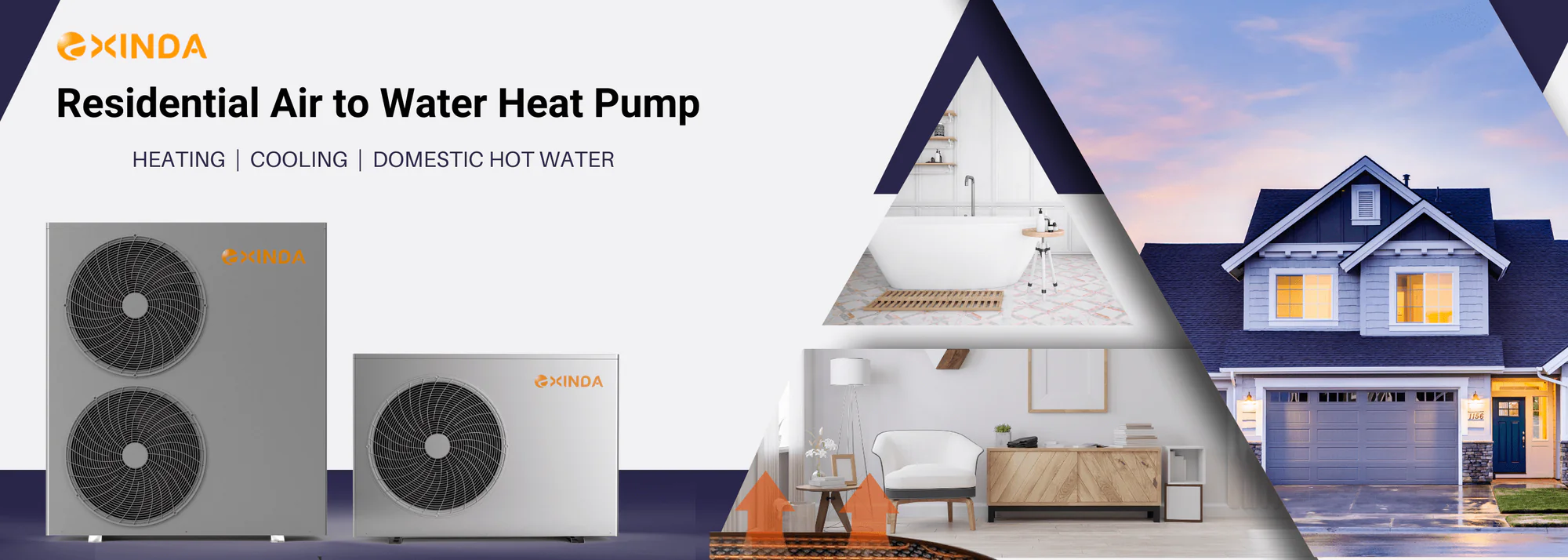 20KW 3Ph 380V air to water heat pump